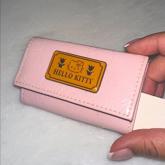 RARE🎀Hello kitty wallet vintage pink HK key holder sanrio y2k kawaii wallet - Picture 1 of 16